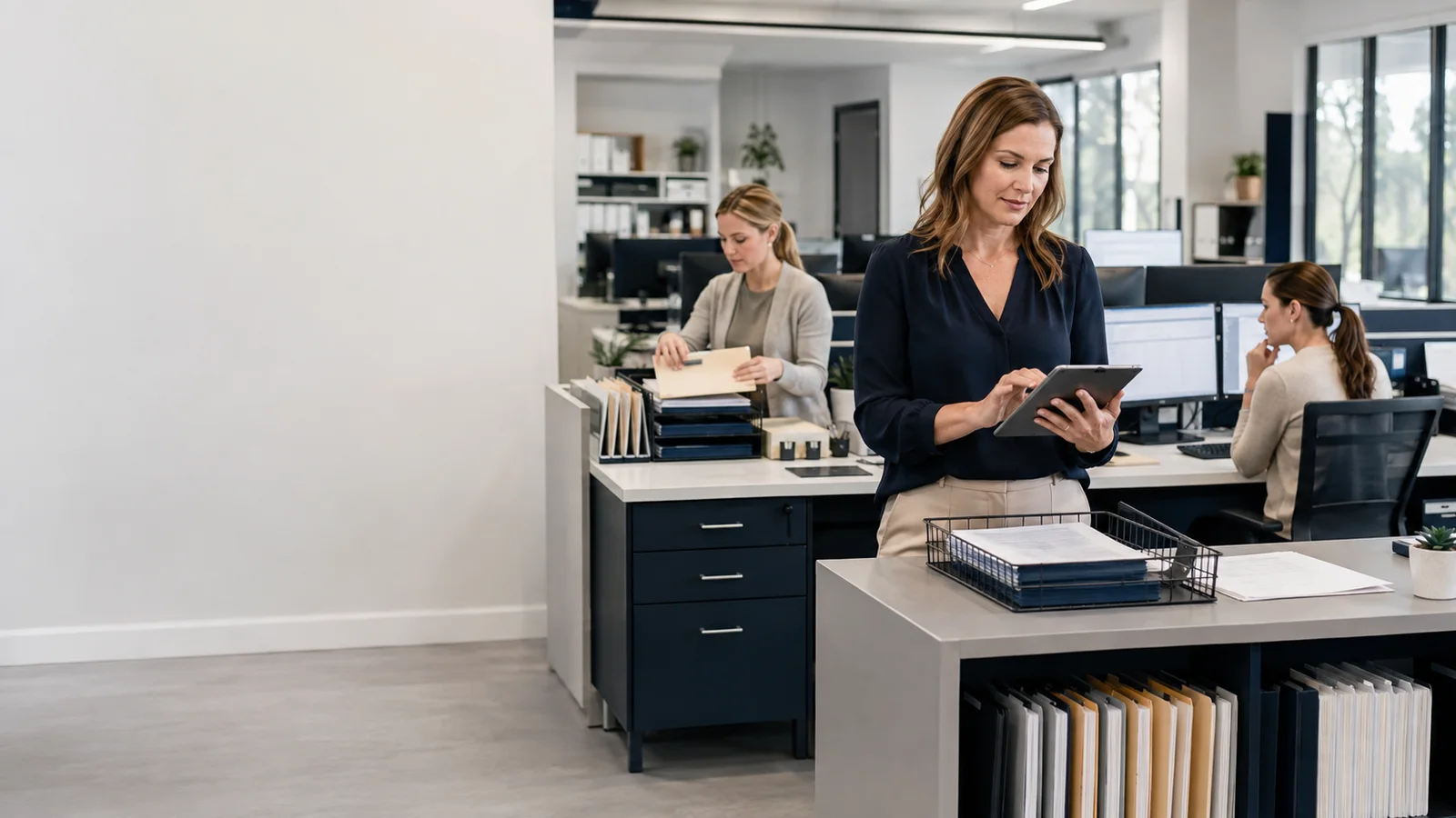 HR operations team managing employee records, requests, and administrative workloads at scale.